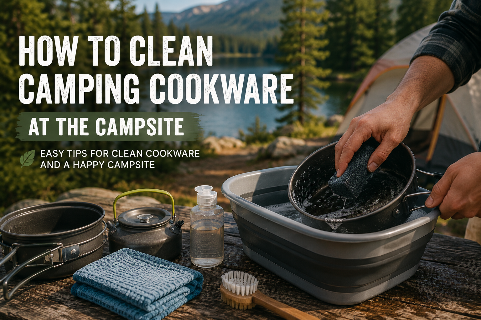 How to Clean Camping Cookware at the Campsite