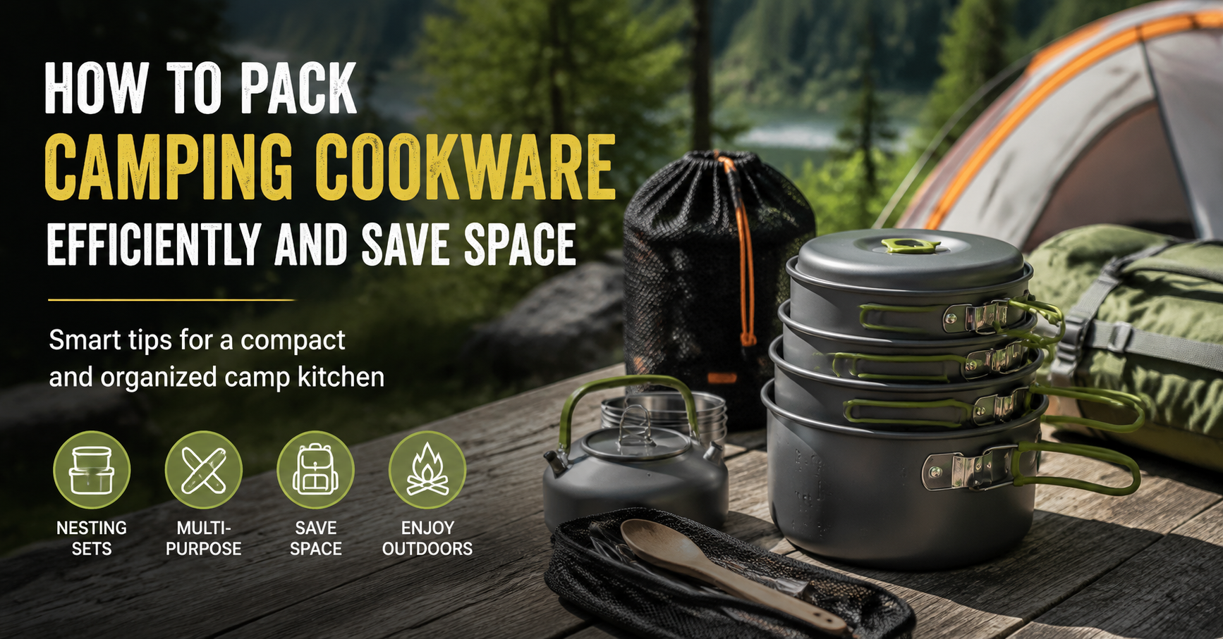 How to Pack Camping Cookware Efficiently and Save Space